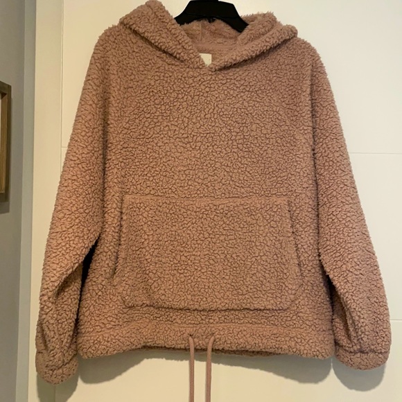 American Eagle Fleece Drawstring  Hoodie - Picture 1 of 3